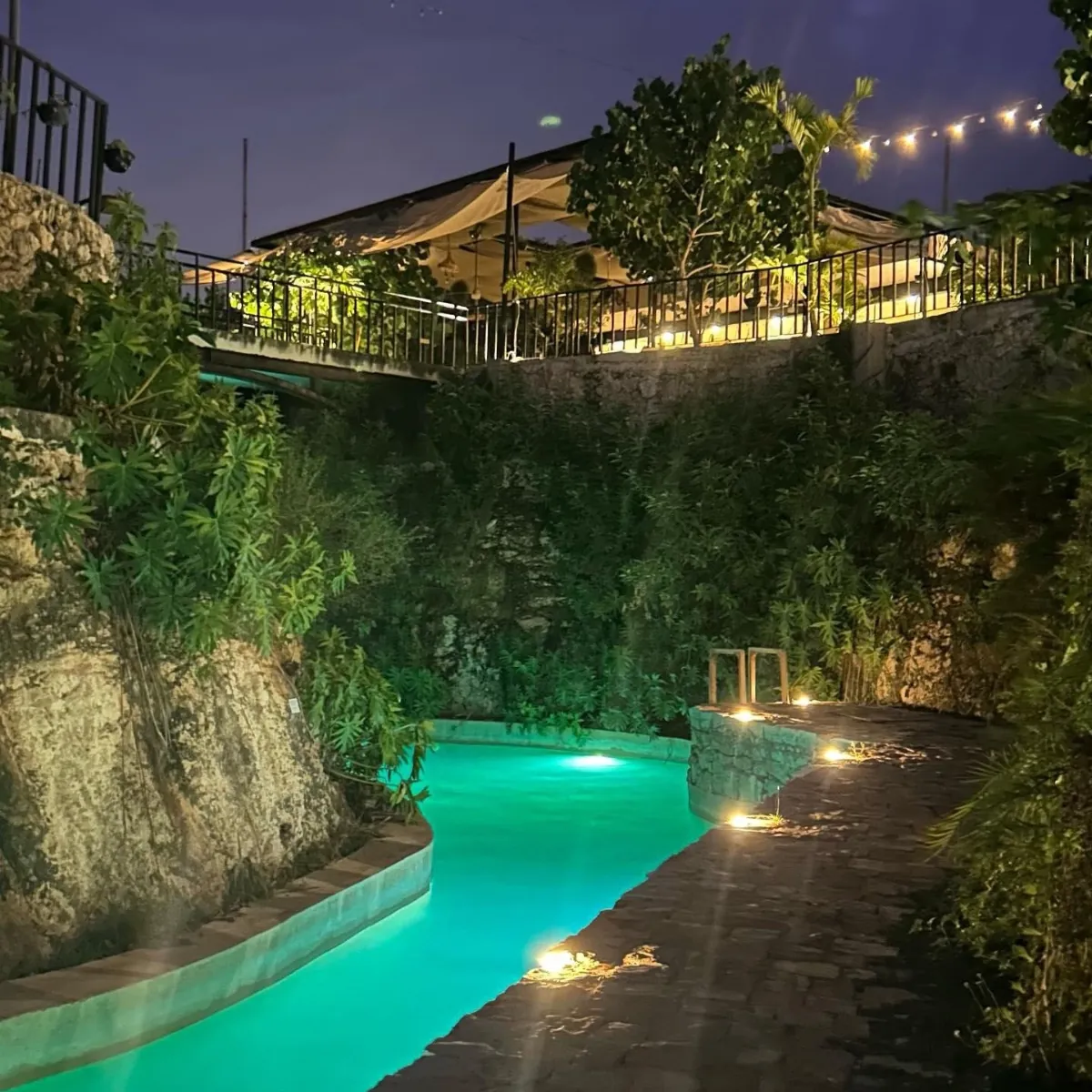 Cenote nocturno